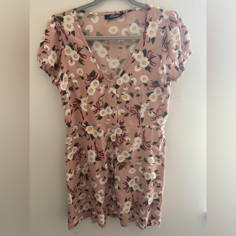 Pink flower dress from princess Polly